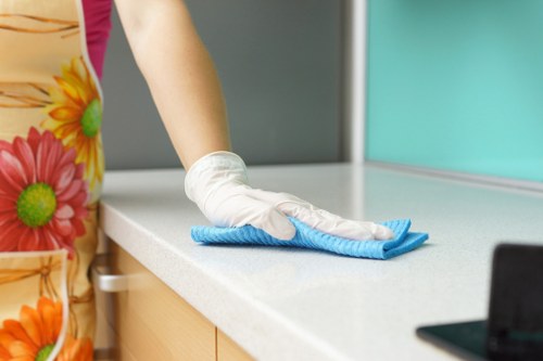 Deep cleaning service in an Uxbridge home kitchen