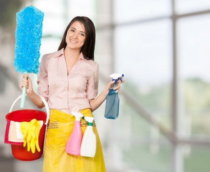 Local cleaning team carrying out a deep clean in Uxbridge